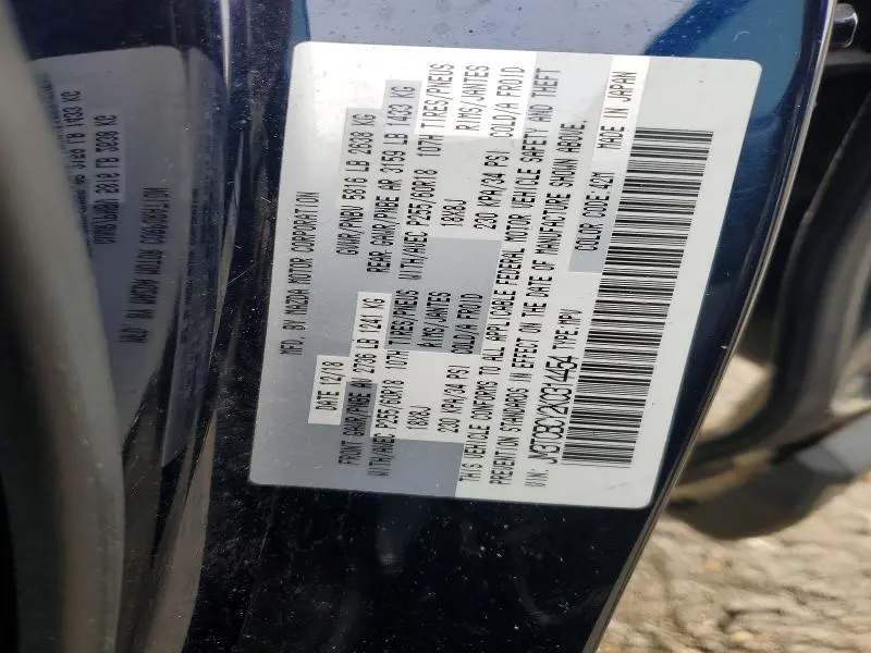 2019 MAZDA CX-9 TOURING  