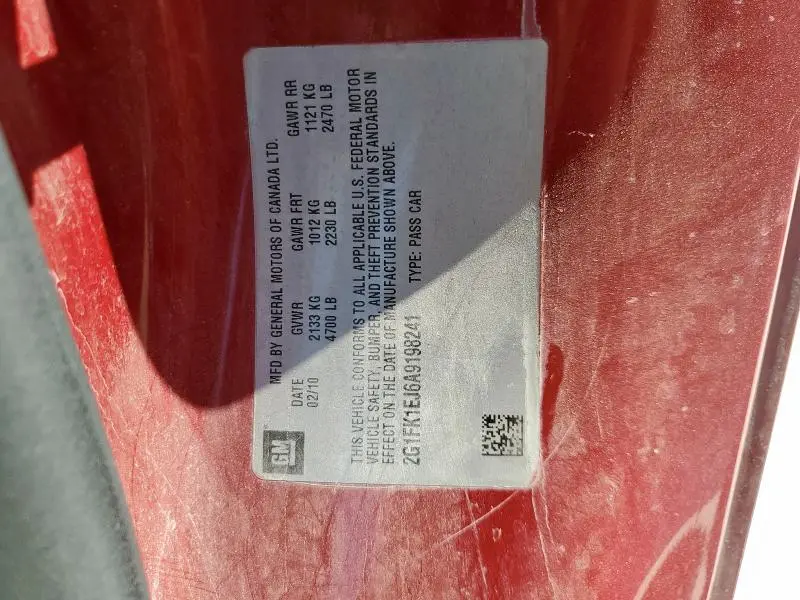 2010 CHEVROLET CAMARO SS  