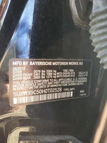 2017 BMW X3 XDRIVE28I  