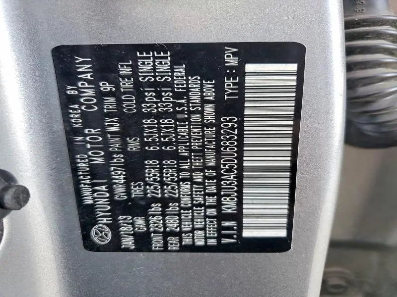 2013 HYUNDAI TUCSON LIMITED  