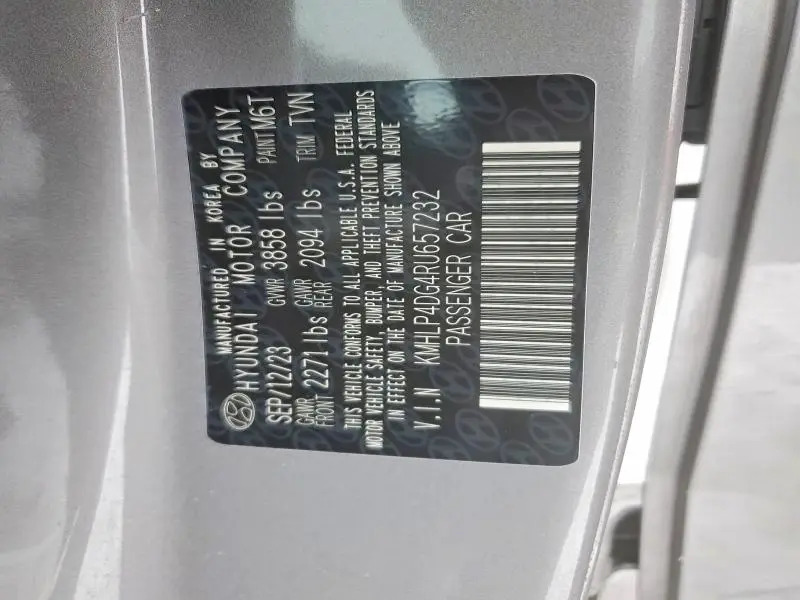 2024 HYUNDAI ELANTRA LIMITED  