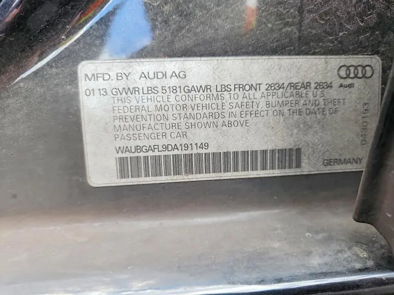 2013 AUDI S4 PREMIUM PLUS  
