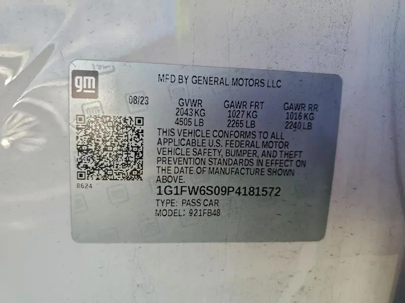 2023 CHEVROLET BOLT EV 1LT  