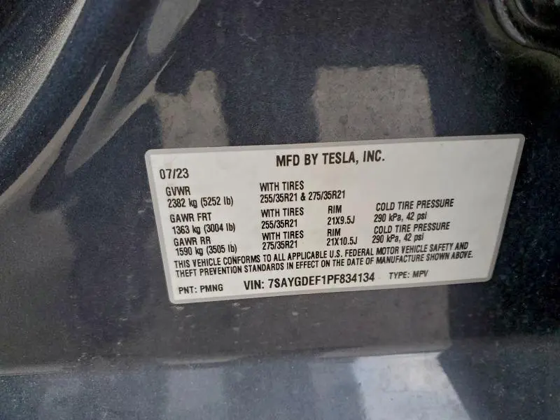 2023 TESLA MODEL Y   