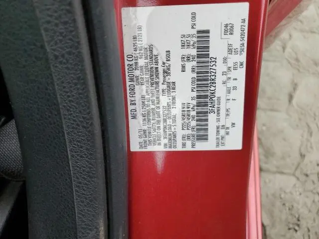 2011 FORD FUSION SPORT  