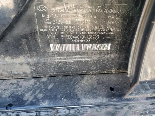 2011 HYUNDAI SONATA SE  