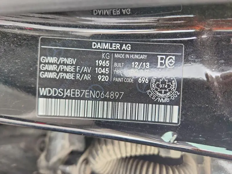 2014 MERCEDES-BENZ CLA 250  