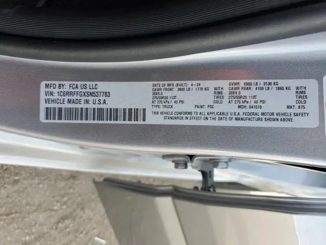 2025 RAM 1500 BIG HORN/LONE STAR  