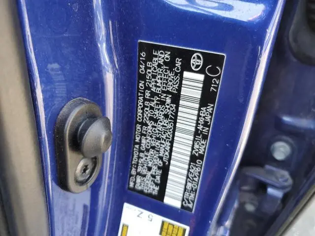 2016 TOYOTA PRIUS   