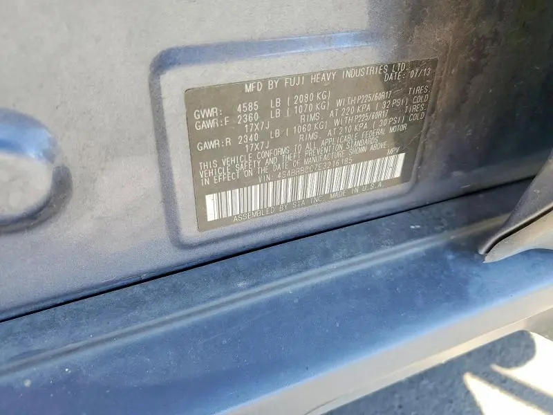 2014 SUBARU OUTBACK 2.5I PREMIUM  
