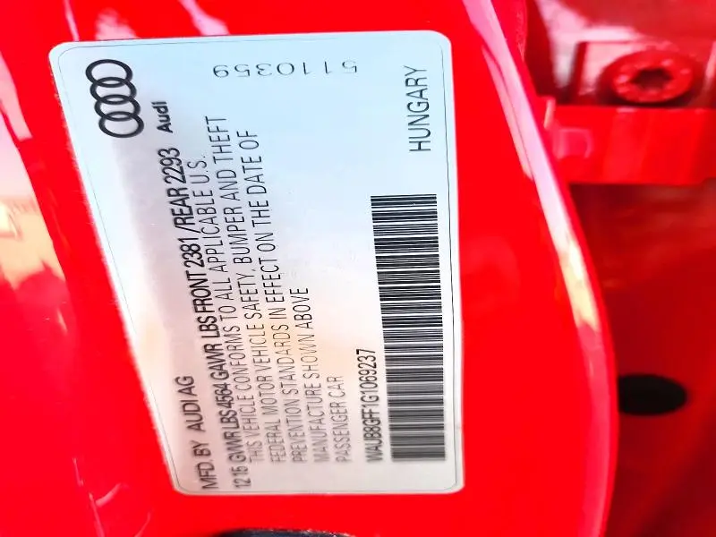 2016 AUDI A3 PREMIUM  