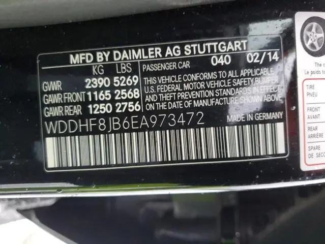 2014 MERCEDES-BENZ E 350 4MATIC  