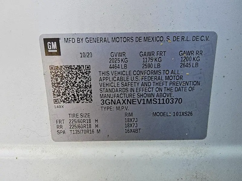 2021 CHEVROLET EQUINOX PREMIER  