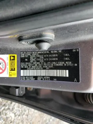 2018 TOYOTA HIGHLANDER SE  