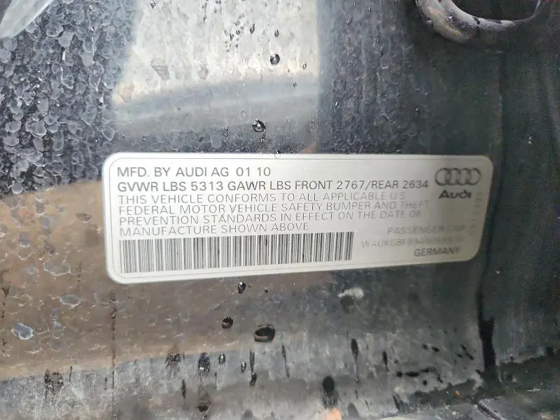 2010 AUDI A6 PRESTIGE  