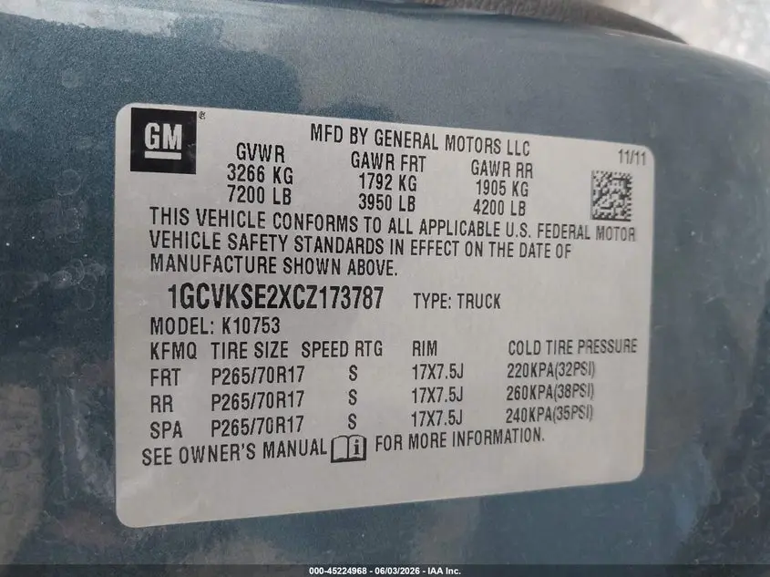 2012 CHEVROLET SILVERADO 1500 LT