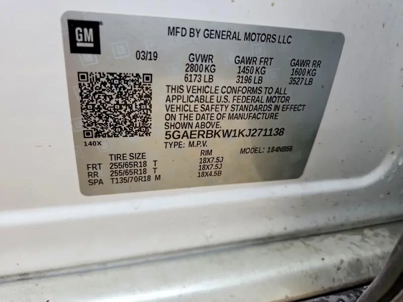 2019 BUICK ENCLAVE ESSENCE  