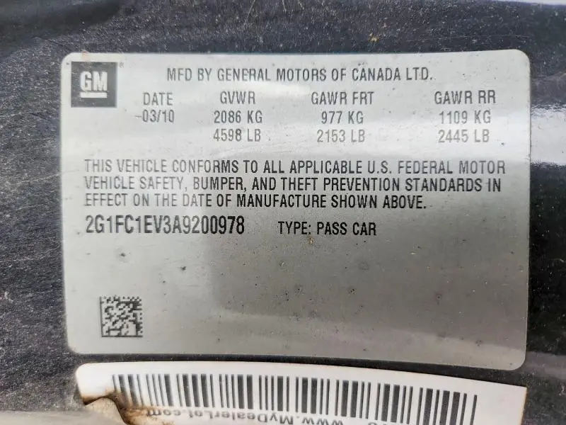 2010 CHEVROLET CAMARO LT  