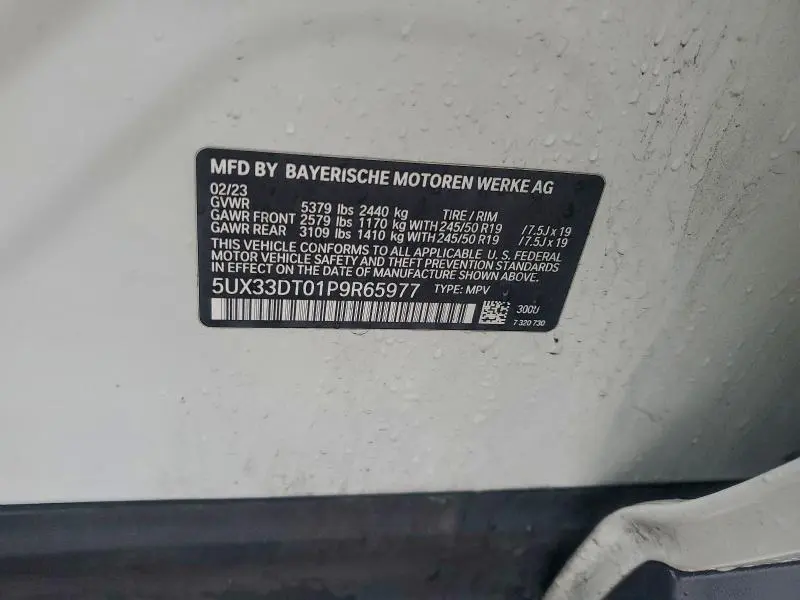 2023 BMW X4 XDRIVE30I  