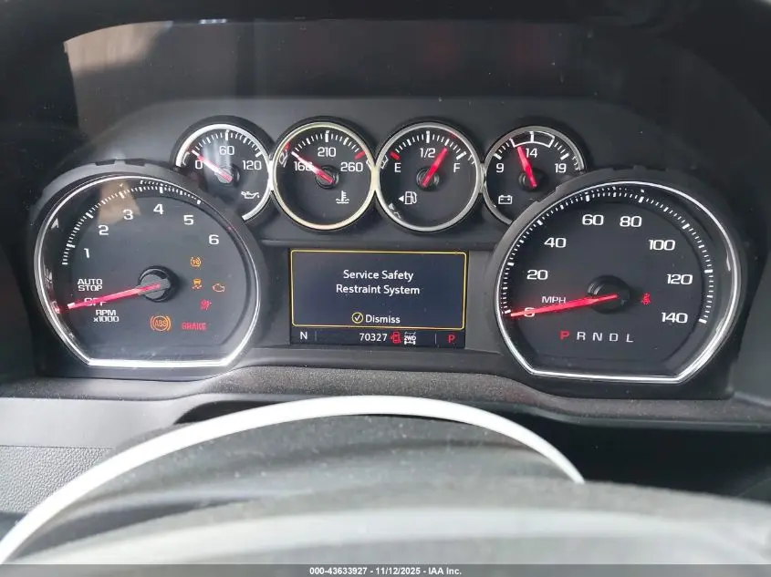 2021 CHEVROLET SILVERADO 1500 4WD  SHORT BED LT TRAIL BOSS