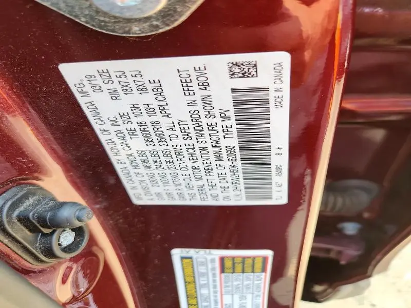 2019 HONDA CR-V EX  