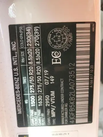 2020 MERCEDES-BENZ GLE 450 4MATIC  