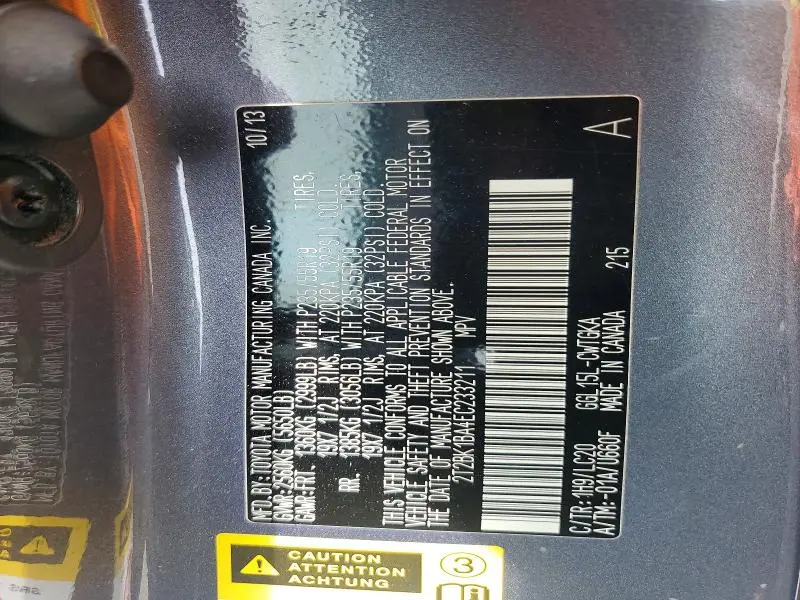2014 LEXUS RX 350 BASE  
