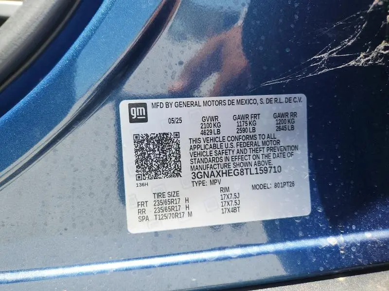 2026 CHEVROLET EQUINOX LT  