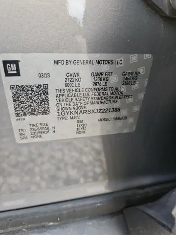 2018 CADILLAC XT5   