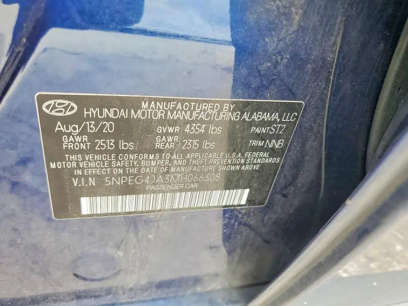 2021 HYUNDAI SONATA SE  