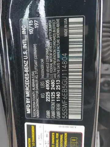2016 MERCEDES-BENZ C 450 4MATIC AMG  