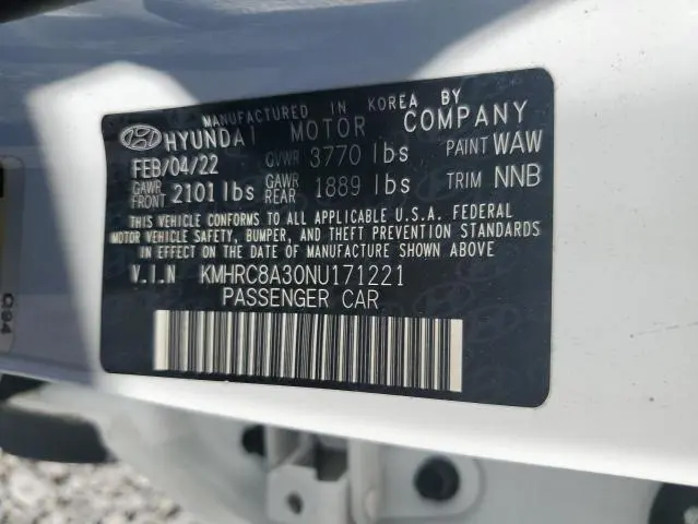 2022 HYUNDAI VENUE SEL  