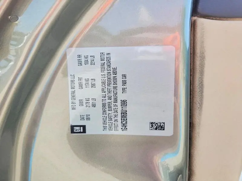 2011 BUICK LUCERNE CXL  