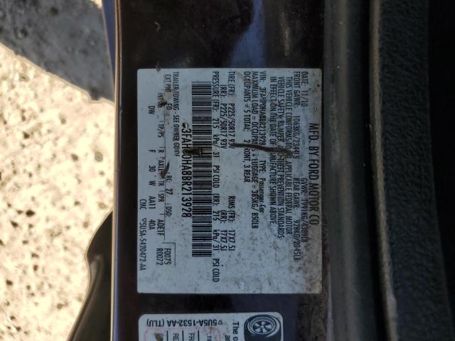 2011 FORD FUSION SE