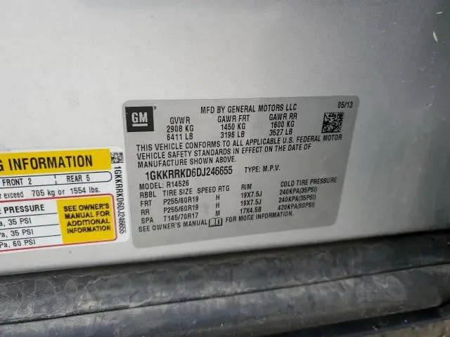 2013 GMC ACADIA SLT-1  