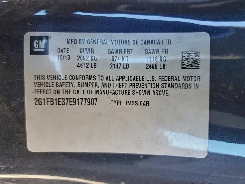 2014 CHEVROLET CAMARO LT  