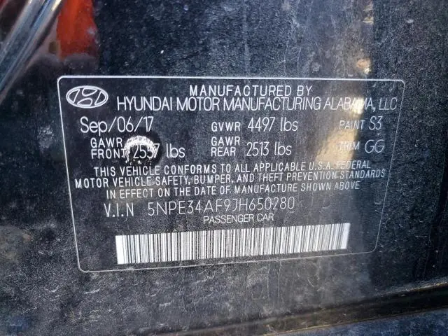 2018 HYUNDAI SONATA SPORT  