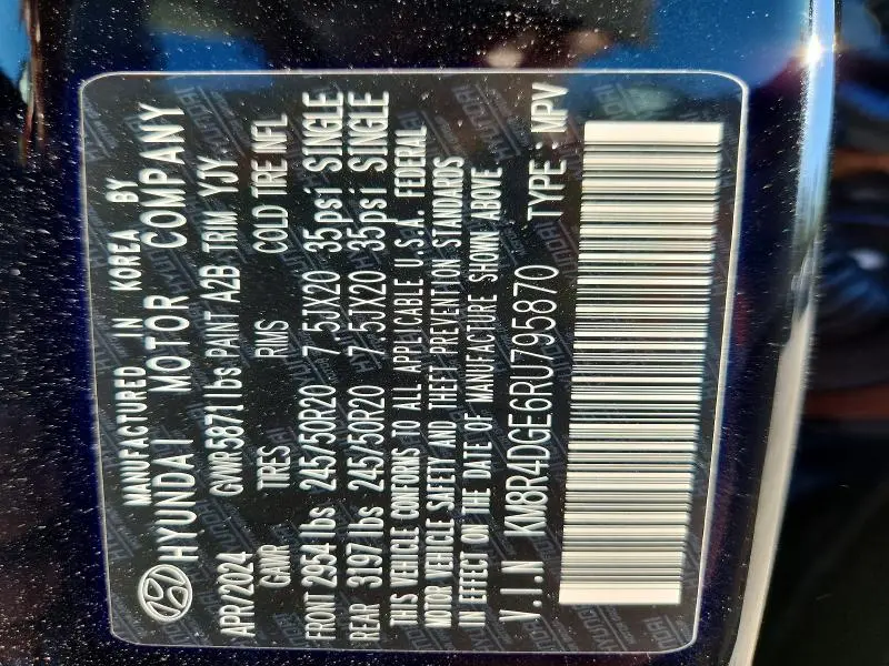 2024 HYUNDAI PALISADE SEL  