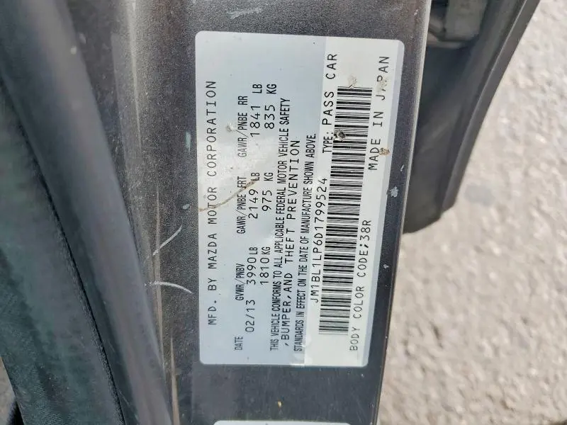 2013 MAZDA 3 I  
