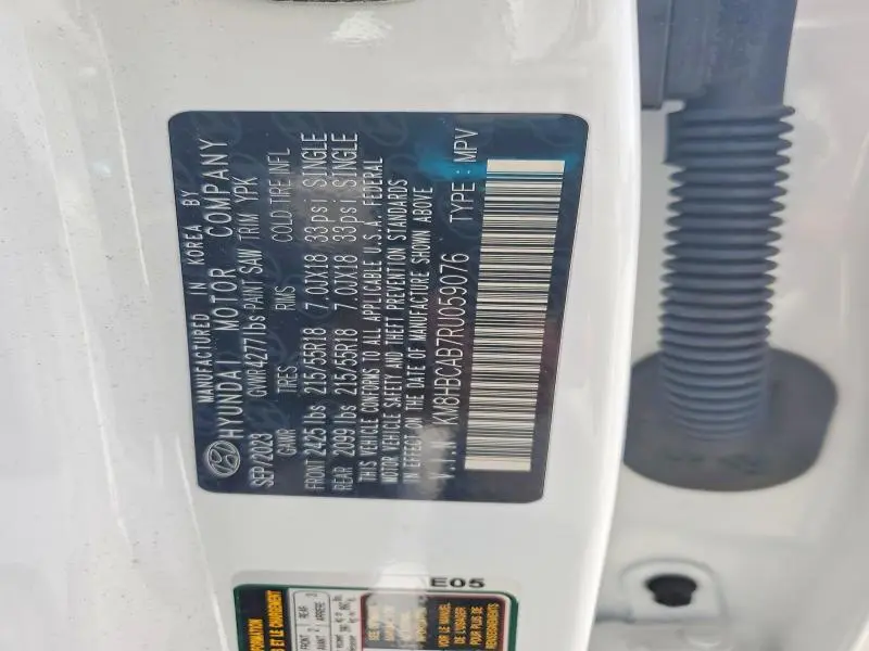 2024 HYUNDAI KONA SEL  