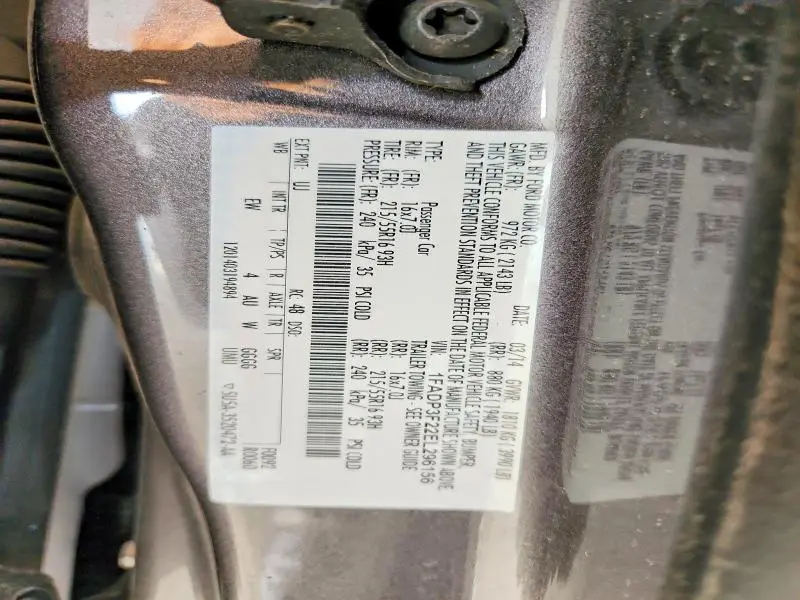 2014 FORD FOCUS SE  
