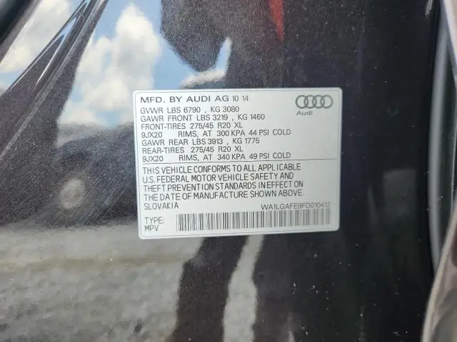 2015 AUDI Q7 PREMIUM PLUS  