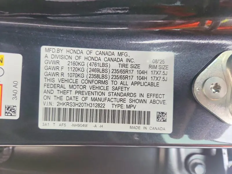 2026 HONDA CR-V LX  