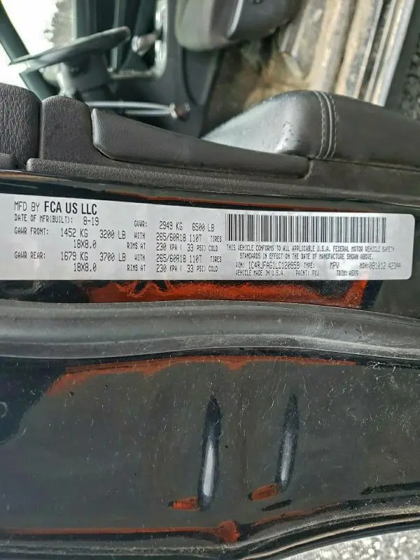 2020 JEEP GRAND CHEROKEE LAREDO  