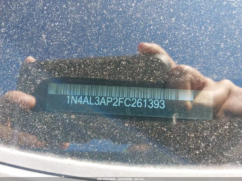 2015 NISSAN ALTIMA 2.5 S