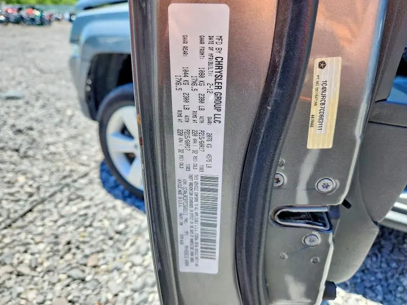 2012 JEEP PATRIOT LIMITED  