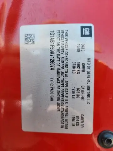 2010 CHEVROLET COBALT LS  