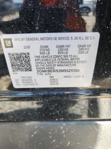 2021 CHEVROLET BLAZER RS  