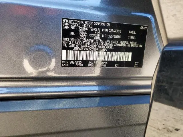 2022 TOYOTA RAV4 XSE  