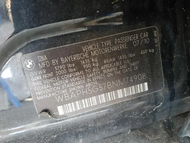 2011 BMW 328 I SULEV  